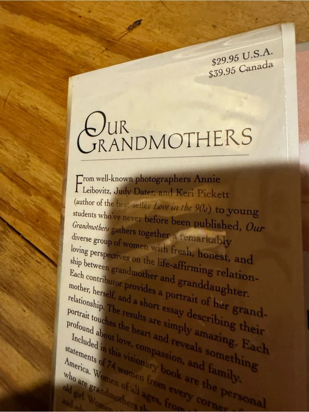 Our Grandmothers Decorative Hardcover Coffee Table Book - Black & Red